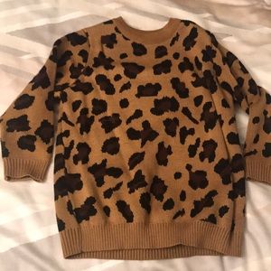 Little Trend setter Mommy and Me Leopard sweater